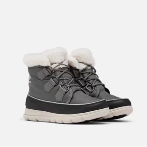 SOREL Explorer Waterproof Winter Boot in Quarry